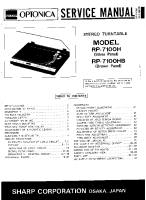 Sharp RP-7100H-Service-Manual